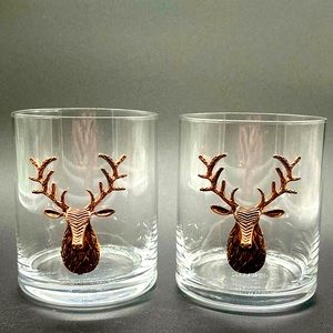 Stag Rocks Glasses Set of 2